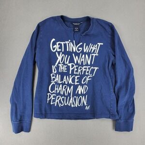 Abercrombie & Fitch shirt Getting what you want is the perfect balance of charm